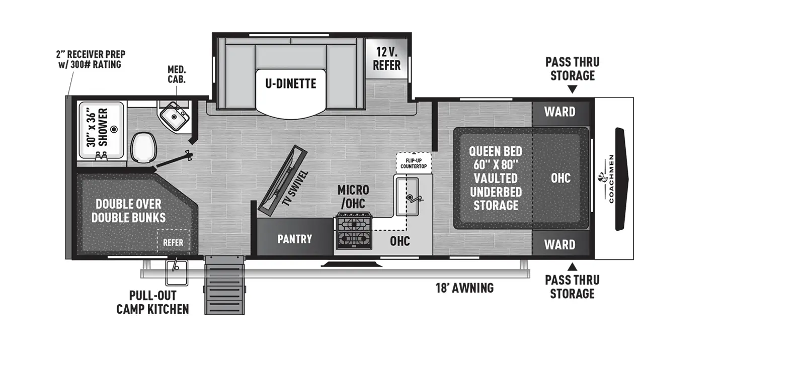 258BHS Floorplan Image